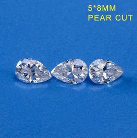 Porcellana Le 0,9 pere bianche genuina di Ct VVS1 DEF hanno tagliato i diamanti sciolti 5x 8mm di Moissanite fabbrica